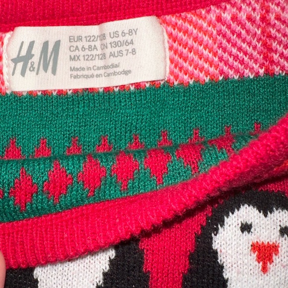 Jacquard Knit Cotton Christmas Sweater - Picture 4 of 4